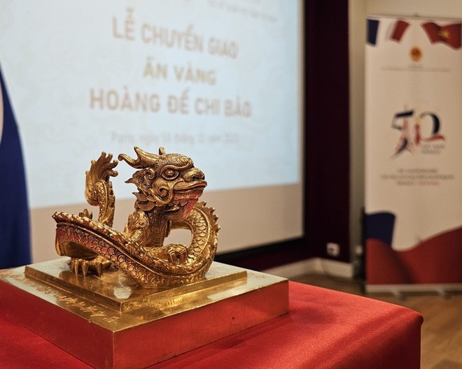 Ấn vàng &quot;Hoàng đế chi bảo&quot; hồi hương, là một trong 10 sự kiện nổi bật của ngành Văn hoá năm 2024