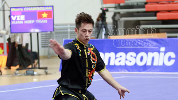 Đoàn thể thao Việt Nam hụt Vàng môn wushu ảnh 3 Đoàn thể thao Việt Nam hụt Vàng môn wushu ảnh 3