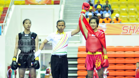 Tuyển wushu Việt Nam “giật” liền 2 HCV chỉ trong 15 phút ảnh 3 Tuyển wushu Việt Nam “giật” liền 2 HCV chỉ trong 15 phút ảnh 3