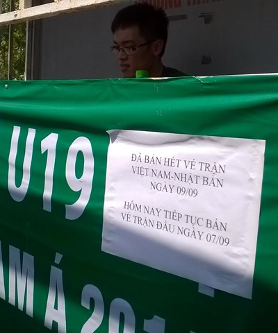 BTC dừng bán, phe vé trận U19 Việt Nam - U19 Nhật Bản, thỏa sức hét giá ảnh 5 BTC dừng bán, phe vé trận U19 Việt Nam - U19 Nhật Bản, thỏa sức hét giá ảnh 5