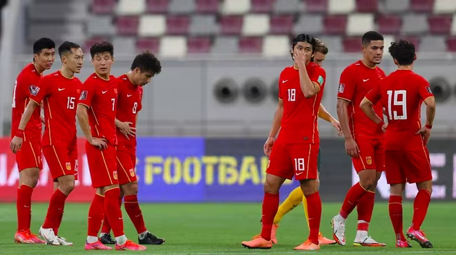 Đá 2 trận thua cả 2, đội tuyển Trung Quốc có 97,8% nguy cơ bị loại Đá 2 trận thua cả 2, đội tuyển Trung Quốc có 97,8% nguy cơ bị loại