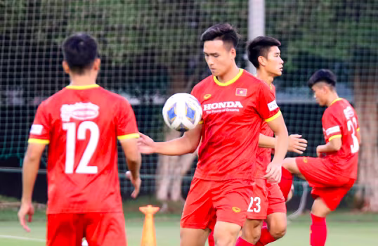 U23 Việt Nam tập chuẩn bị cho mục tiêu toàn thắng 2 trận bảng I vòng loại U23 châu Á