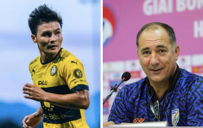 HLV trưởng đội tuyển Ấn Độ - Igor Stimac dành sự quan tâm tới Quang Hải HLV trưởng đội tuyển Ấn Độ - Igor Stimac dành sự quan tâm tới Quang Hải
