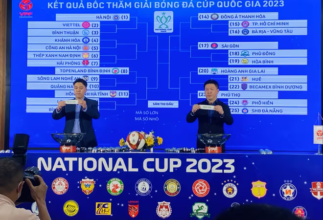 Bốc thăm thi đấu Cúp quốc gia 2023 Bốc thăm thi đấu Cúp quốc gia 2023