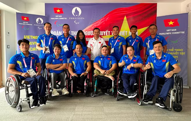 Đoàn Việt Nam đã có mặt tại Pháp, sẵn sàng tranh tài Paralympic 2024