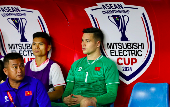 Thủ môn Nguyễn Filiip thường xuyên dự bị tại ASEAN Cup 2024