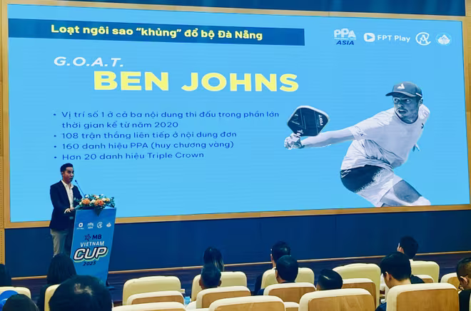 Ben Johns cùng nhiều ngôi sao pickleball hàng đầu thế giới sẽ tranh tài tại giải