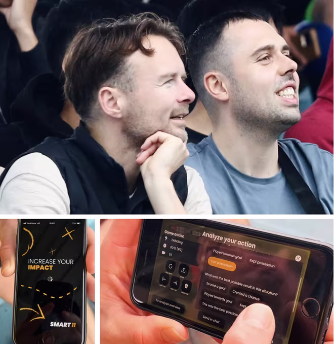 Kevin Brander cùng cộng sự chăm chú theo dõi một trận đấu giải bóng đá học sinh THPT Hà Nội - An ninh Thủ đô và có những ghi chú chuyên môn Kevin Brander cùng cộng sự chăm chú theo dõi một trận đấu giải bóng đá học sinh THPT Hà Nội - An ninh Thủ đô và có những ghi chú chuyên môn