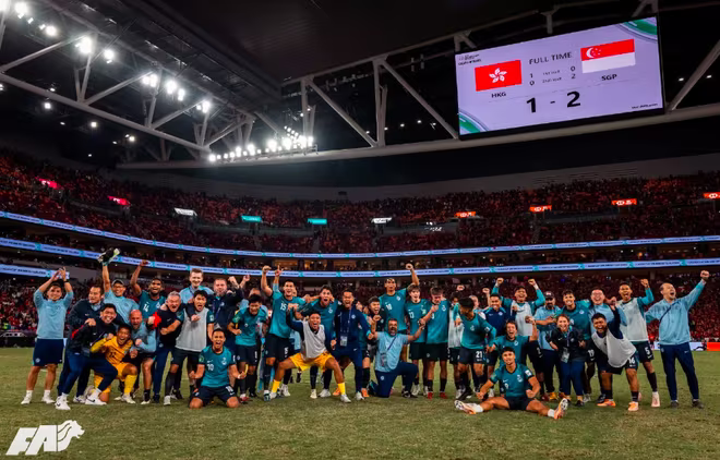 Singapore với 2 cầu thủ giành vé dự Asian Cup 2027 một cách thuyết phục