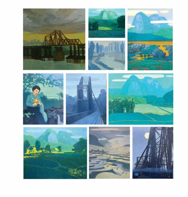 Tác phẩm của họa sĩ Phạm Văn Khải Tác phẩm của họa sĩ Phạm Văn Khải