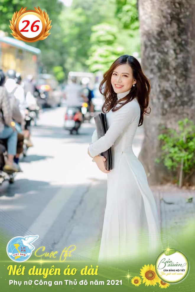 Bức ảnh đoạt giải Đặc biệt cuộc thi của chị Nguyễn Thị Thùy Trang, Công an Quận Cầu Giấy