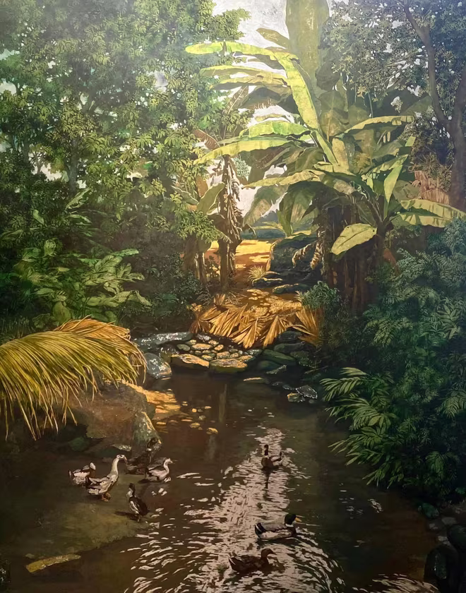 Chu Việt Cường, phong cảnh, sơn mài Chu Việt Cường, phong cảnh, sơn mài