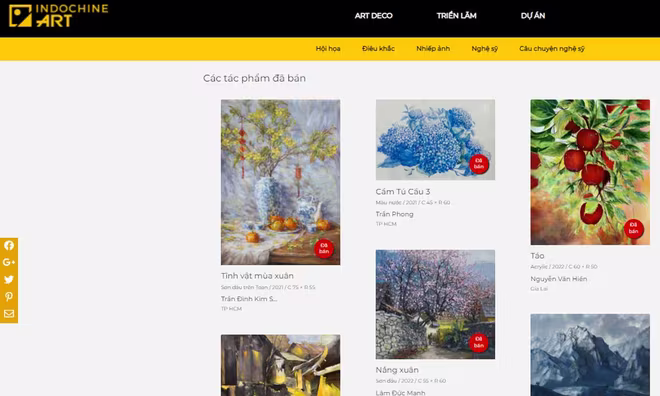 Indochineart là sàn giao dịch tác phẩm nghệ thuật trực tuyến Indochineart là sàn giao dịch tác phẩm nghệ thuật trực tuyến
