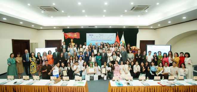 Niềm vui của Ban tổ chức và các thí sinh giành giải Niềm vui của Ban tổ chức và các thí sinh giành giải