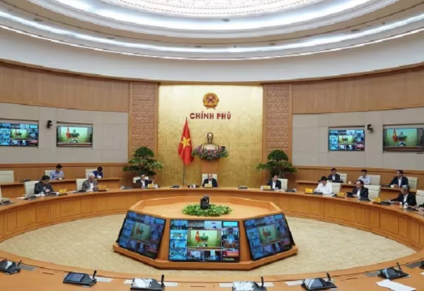 Quang cảnh cuộc họp chiều 19-10 (Ảnh: VGP) Quang cảnh cuộc họp chiều 19-10 (Ảnh: VGP)