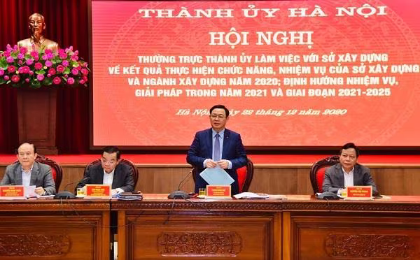 Bí thư Thành ủy Vương Đình Huệ kết luận buổi làm việc Bí thư Thành ủy Vương Đình Huệ kết luận buổi làm việc