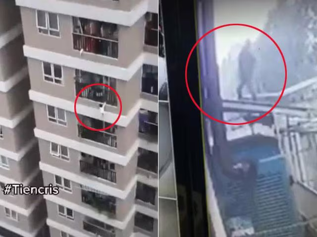 Hình ảnh anh Nguyễn Ngọc Mạnh cứu bé gái rơi từ tầng 12 chung cư Hình ảnh anh Nguyễn Ngọc Mạnh cứu bé gái rơi từ tầng 12 chung cư