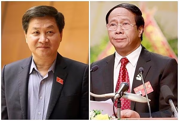 Ông Lê Minh Khái (trái) và Lê Văn Thành (phải) được giới thiệu để bầu làm Phó Thủ tướng Chính phủ Ông Lê Minh Khái (trái) và Lê Văn Thành (phải) được giới thiệu để bầu làm Phó Thủ tướng Chính phủ