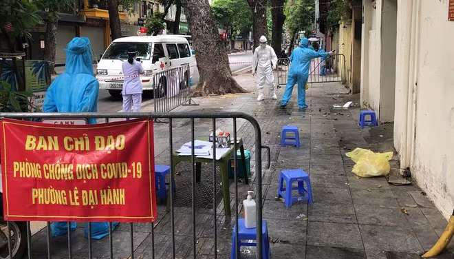 Một khu vực kiểm soát phòng bệnh trên địa bàn quận Hai Bà Trưng Một khu vực kiểm soát phòng bệnh trên địa bàn quận Hai Bà Trưng