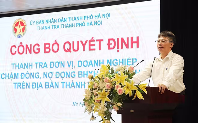Phó Giám đốc BHXH TP Hà Nội Vũ Đức Thuật cho biết, tình trạng nợ BHXH còn phức tạp Phó Giám đốc BHXH TP Hà Nội Vũ Đức Thuật cho biết, tình trạng nợ BHXH còn phức tạp