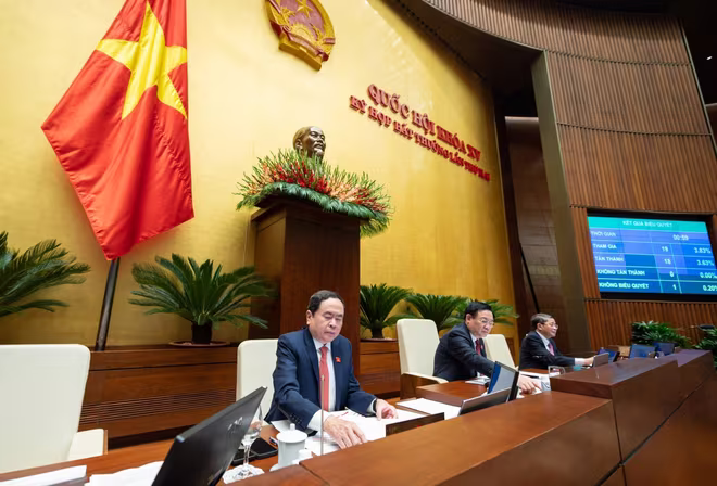 Các ĐBQH bấm nút thông qua Quy hoạch tổng thể quốc gia Các ĐBQH bấm nút thông qua Quy hoạch tổng thể quốc gia