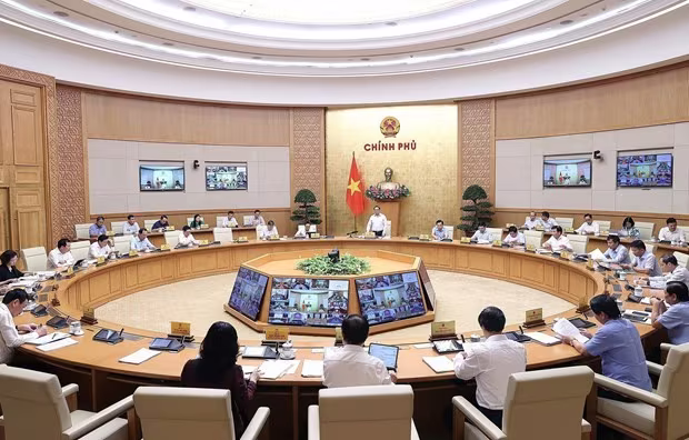 Thủ tướng Phạm Minh Chính chủ trì một phiên họp của Chính phủ Thủ tướng Phạm Minh Chính chủ trì một phiên họp của Chính phủ