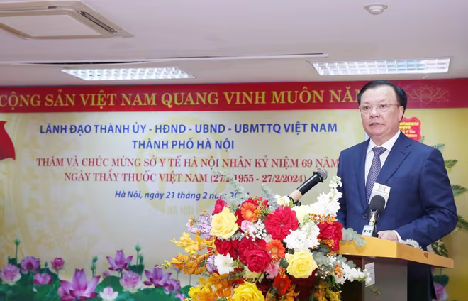 Bí thư Thành ủy Hà Nội phát biểu tại buổi làm việc Bí thư Thành ủy Hà Nội phát biểu tại buổi làm việc