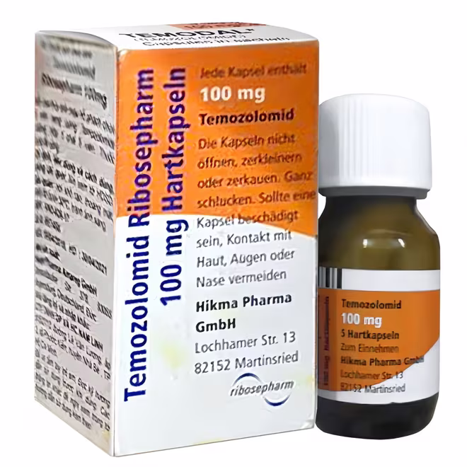 Thuốc Temozolomid Ribosepharm 100 mg Thuốc Temozolomid Ribosepharm 100 mg