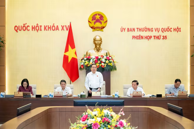 Chủ tịch Quốc hội Trần Thanh Mẫn phát biểu khai mạc phiên họp Chủ tịch Quốc hội Trần Thanh Mẫn phát biểu khai mạc phiên họp
