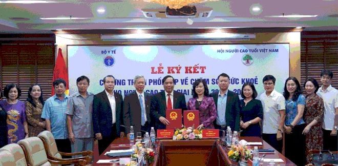 Bộ Y tế và Trung ương Hội Người cao tuổi Việt Nam ký kết chương trình phối hợp