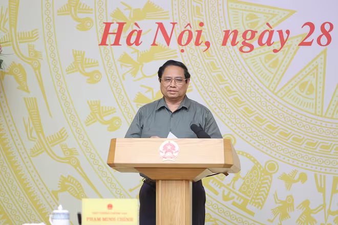 Thủ tướng phát biểu kết luận hội nghị (Ảnh: VGP) Thủ tướng phát biểu kết luận hội nghị (Ảnh: VGP)