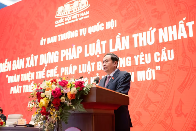 Chủ tịch Quốc hội Trần Thanh Mẫn phát biểu khai mạc