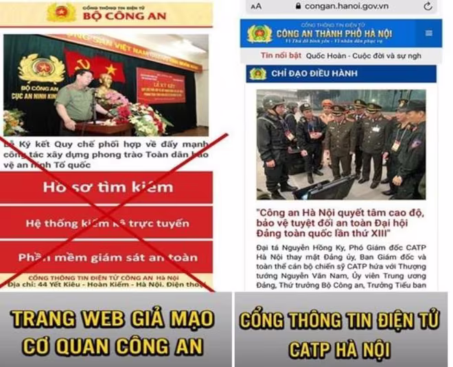 Giả mạo cơ quan công an để lừa đảo, chiếm đoạt tiền Giả mạo cơ quan công an để lừa đảo, chiếm đoạt tiền
