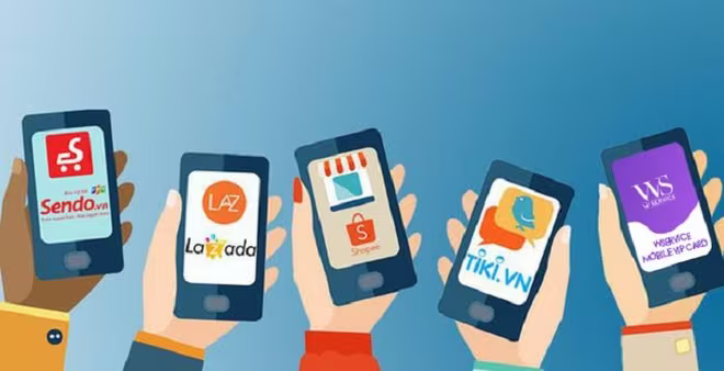 Người Việt Nam thường mua sắm online qua điện thoại Người Việt Nam thường mua sắm online qua điện thoại