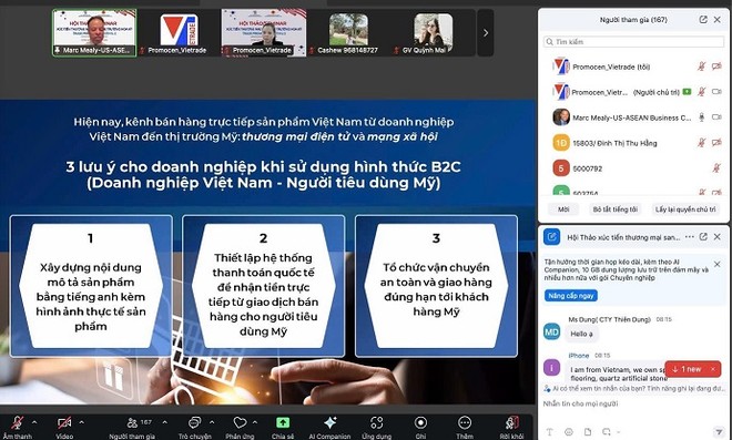 Các gợi ý với doanh nghiệp để tăng xuất khẩu vào thị trường Hoa Kỳ