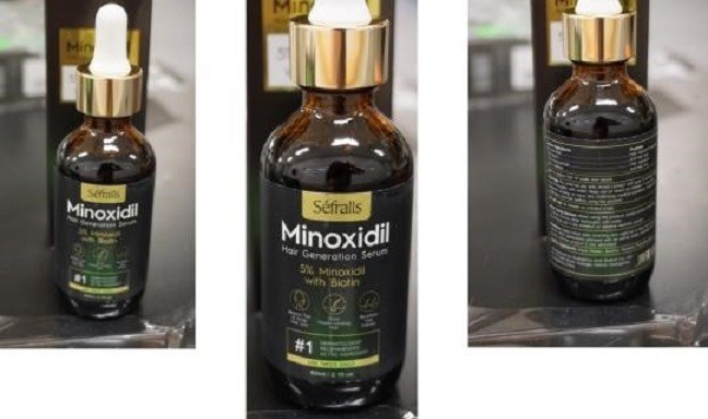 Tinh chất mọc tóc chứa hoạt chất Minoxidil thuộc diện thu hồi tại Mỹ