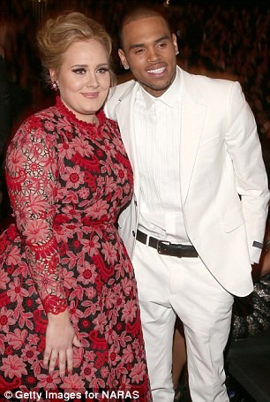 Adele phủ nhận việc “to tiếng” với Chris Brown ảnh 3 Adele phủ nhận việc “to tiếng” với Chris Brown ảnh 3