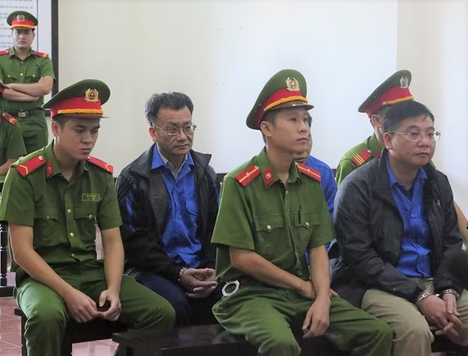 Các bị cáo trong vụ án có kháng cáo tại phiên tòa phúc thẩm