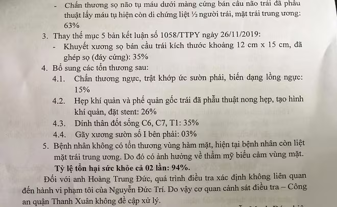 Bài 1: Xót xa nam sinh bị tổn hại tới 94% sức khỏe ảnh 1