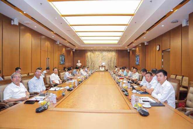 Toàn cảnh buổi giao ban. Toàn cảnh buổi giao ban.