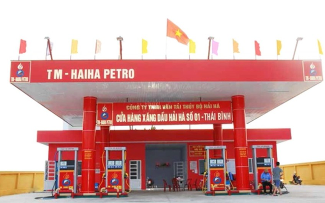 Cửa hàng xăng dầu trong hệ thống của Hải Hà Petro.