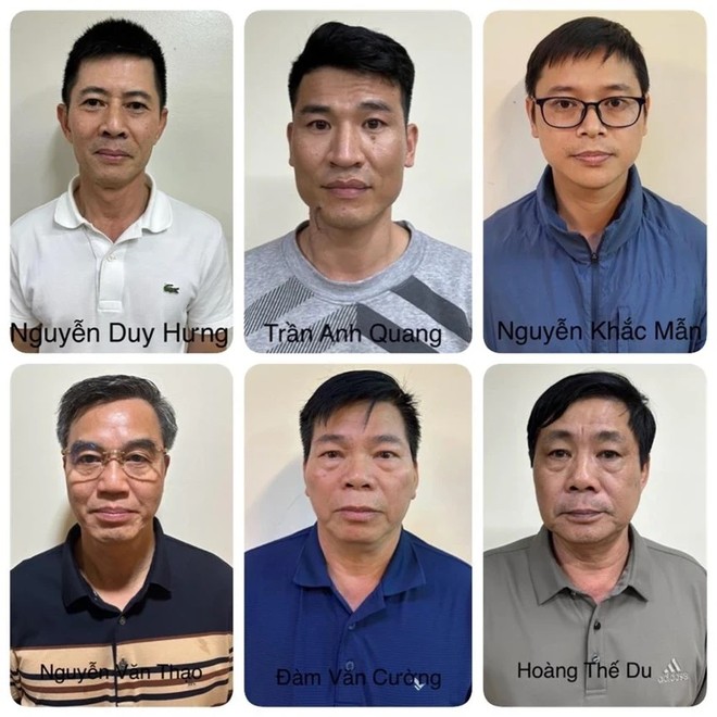 Nguyễn Duy Hưng (Chủ tịch Tập đoàn Thuận An) và một số bị can trong vụ án