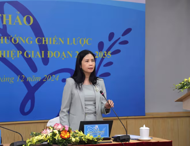 Tiến sĩ Trần Lan Phương, Phó Chủ tịch Hội LHPN Việt Nam đánh giá Đề án “Hỗ trợ phụ nữ khởi nghiệp giai đoạn 2017 - 2025” đạt nhiều thành tựu quan trọng Tiến sĩ Trần Lan Phương, Phó Chủ tịch Hội LHPN Việt Nam đánh giá Đề án “Hỗ trợ phụ nữ khởi nghiệp giai đoạn 2017 - 2025” đạt nhiều thành tựu quan trọng