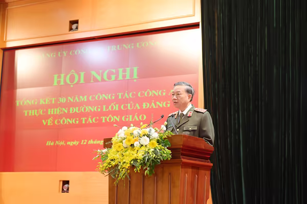 Đại tướng Tô Lâm, Ủy viên Bộ Chính trị, Bộ trưởng Bộ Công an chủ trì hội nghị