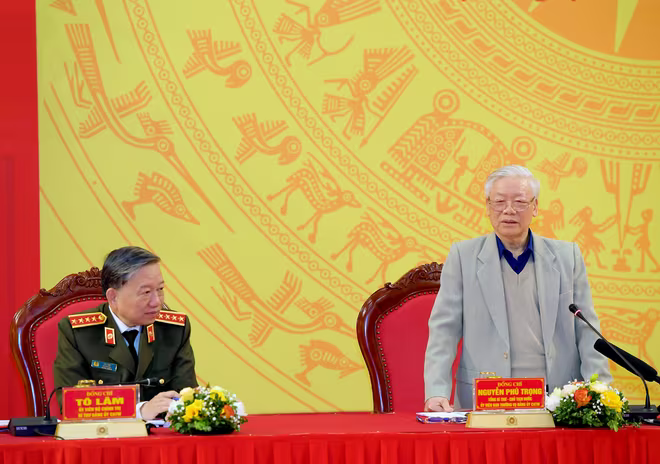 Tổng Bí thư, Chủ tịch nước Nguyễn Phú Trọng chỉ đạo tại Hội nghị Đảng ủy Công an Trung ương Tổng Bí thư, Chủ tịch nước Nguyễn Phú Trọng chỉ đạo tại Hội nghị Đảng ủy Công an Trung ương