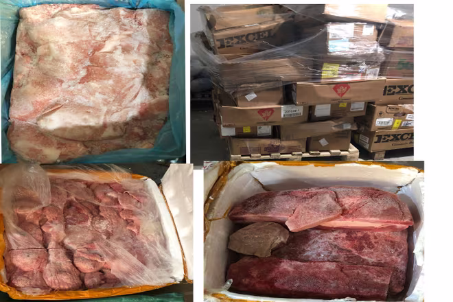 4 tạ thực phẩm bốc mùi sắp được biến hóa đưa ra thị trường vào dịp Tết