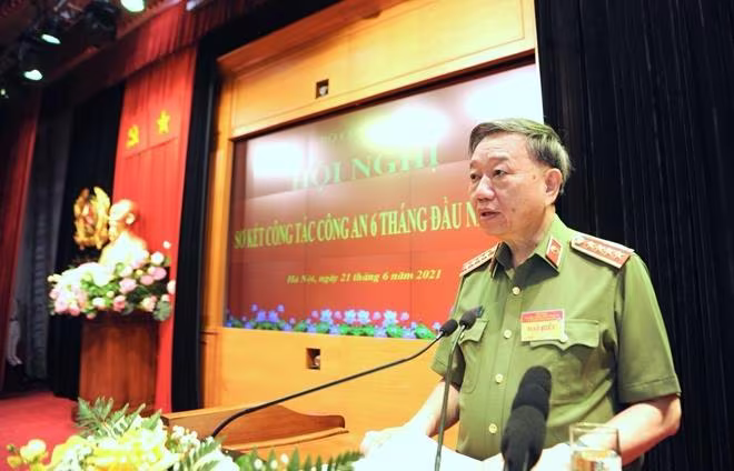 Đại tướng Tô Lâm phát biểu khai mạc hội nghị Đại tướng Tô Lâm phát biểu khai mạc hội nghị