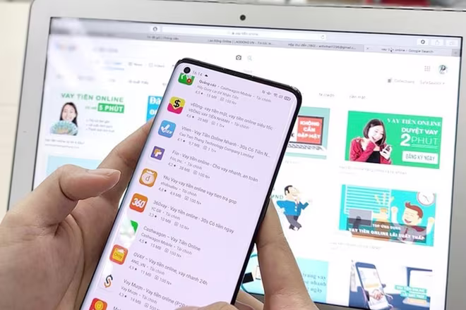 Chỉ cần tìm kiếm thông tin về vay tiền qua app, người dùng sẽ ngập trong ma trận của hàng trăm ứng dụng vay tiền khác nhau Chỉ cần tìm kiếm thông tin về vay tiền qua app, người dùng sẽ ngập trong ma trận của hàng trăm ứng dụng vay tiền khác nhau