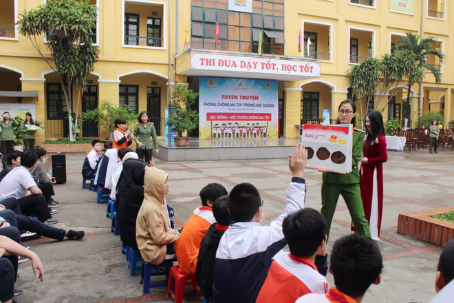 Hào hứng tham gia trả lời các câu hỏi