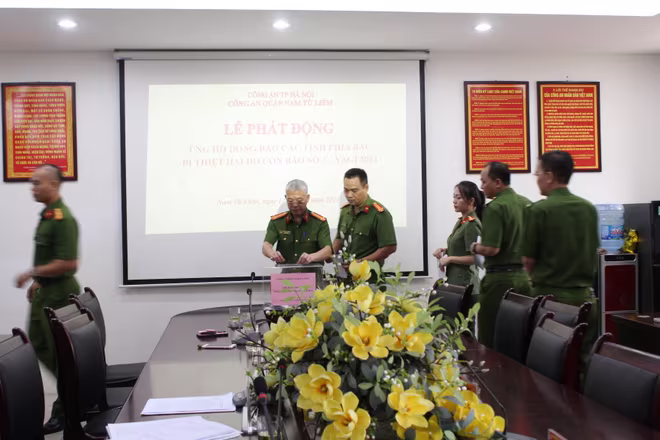 CBCS CAQ Nam Từ Liêm hưởng ứng ủng hộ nhân dân bị ảnh hưởng bởi bão Yagi